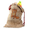Foxy Yoga Santa Bag - Front (stuffed w toys) PARENT