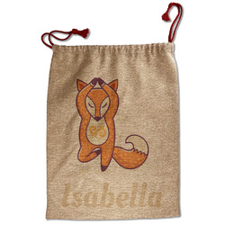 Foxy Yoga Santa Sack - Front (Personalized)