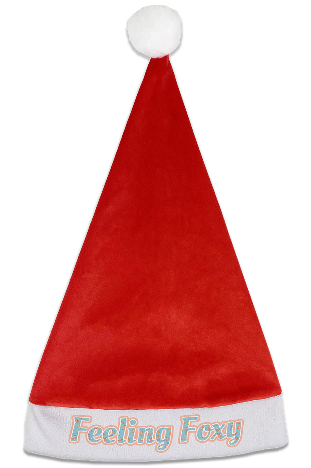 Custom Foxy Yoga Santa Hat (Personalized)