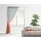 Foxy Yoga Sheer Curtain With Window and Rod - in Room Matching Pillow