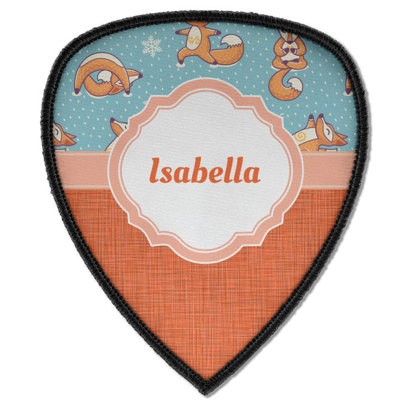 Custom Foxy Yoga Iron on Shield Patch A w/ Name or Text