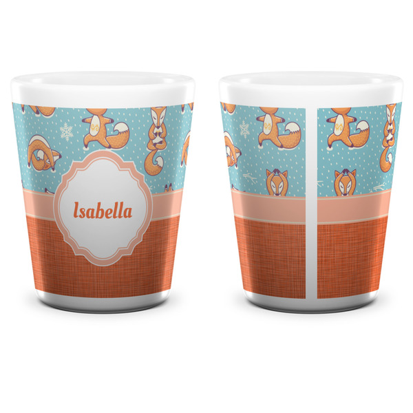 Foxy Yoga Shot Glass - White - APPROVAL