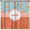 Foxy Yoga Shower Curtain (Personalized) (Non-Approval)