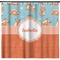 Foxy Yoga Shower Curtain - Custom Size (Personalized)