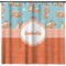 Foxy Yoga Shower Curtain - 71" x 74" (Personalized)