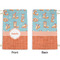 Foxy Yoga Small Laundry Bag - Front & Back View