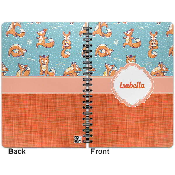 Foxy Yoga Spiral Journal 7 x 10 - Apvl