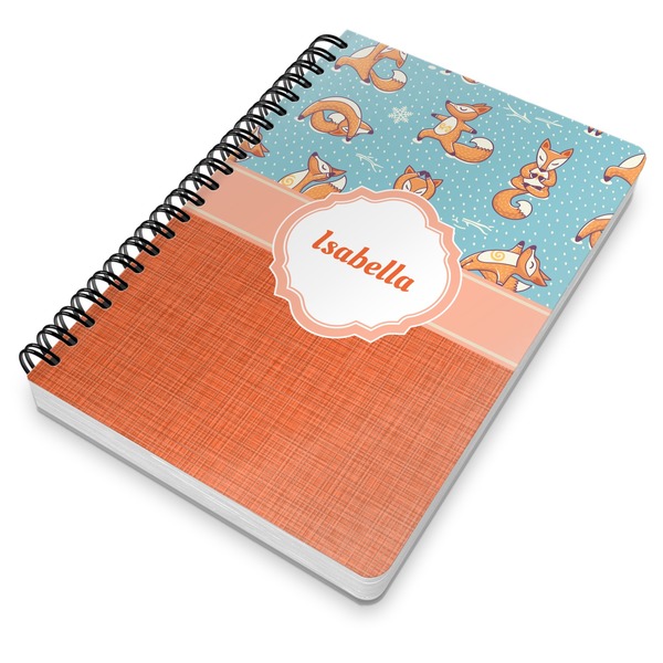 Foxy Yoga Spiral Journal 7 x 10 - Main