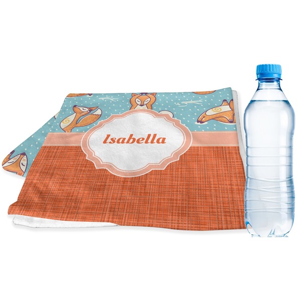 Custom Foxy Yoga Sports & Fitness Towel (Personalized)