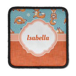 Foxy Yoga Iron On Square Patch w/ Name or Text