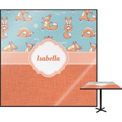 Foxy Yoga Square Table Top - 24" (Personalized)