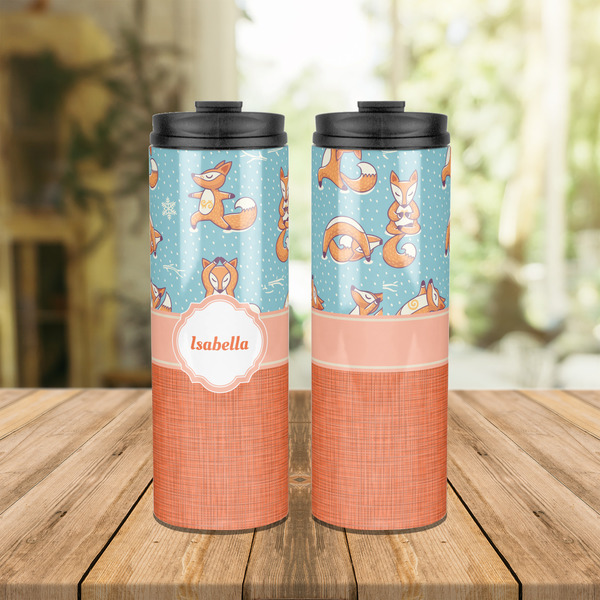Foxy Yoga Stainless Steel Tumbler - Lifestyle