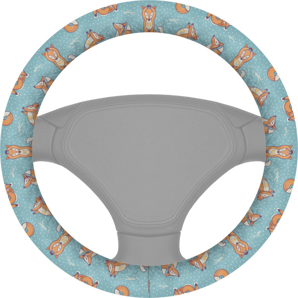 Custom Foxy Yoga Steering Wheel Cover