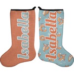 Foxy Yoga Holiday Stocking - Double-Sided - Neoprene (Personalized)