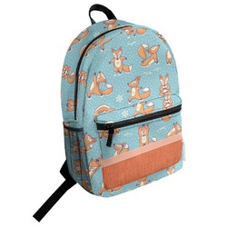 Foxy Yoga Student Backpack (Personalized)