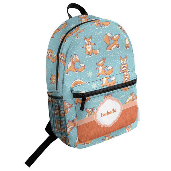 Custom Foxy Yoga Student Backpack