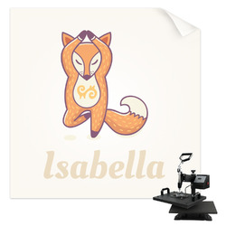 Foxy Yoga Sublimation Transfer - Baby / Toddler (Personalized)