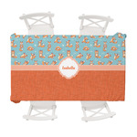 Foxy Yoga Tablecloth - 58"x102" (Personalized)