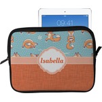 Foxy Yoga Tablet Case / Sleeve - Large (Personalized)