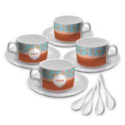 Foxy Yoga Tea Cup - Set of 4 (Personalized)