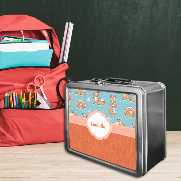 Foxy Yoga Tin Lunchbox - LIFESTYLE