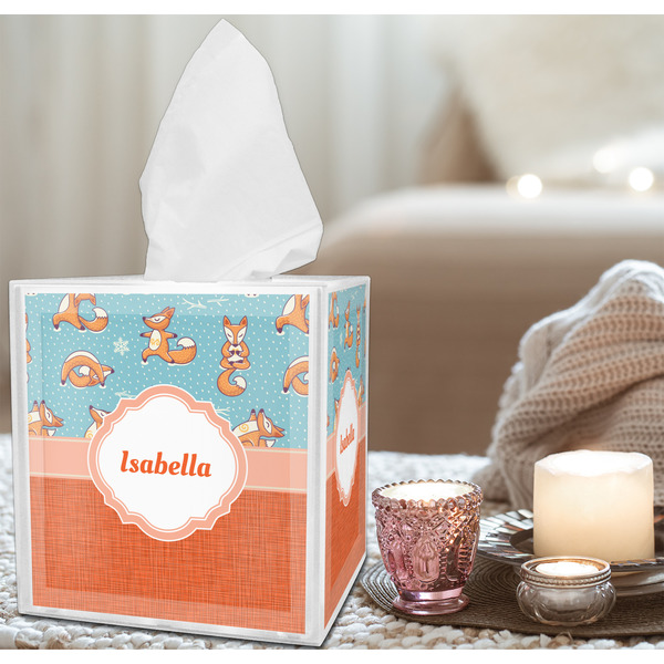 Foxy Yoga Tissue Box - LIFESTYLE