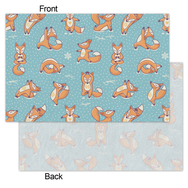 Foxy Yoga Tissue Paper - Lightweight - Small - Front & Back