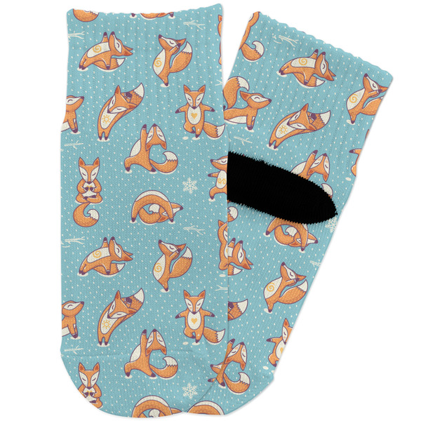 Custom Foxy Yoga Toddler Ankle Socks