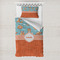 Foxy Yoga Toddler Bedding w/ Name or Text