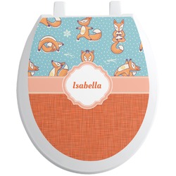 Foxy Yoga Toilet Seat Decal (Personalized)