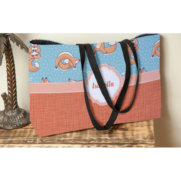 Foxy Yoga Tote w/Black Handles - Lifestyle View