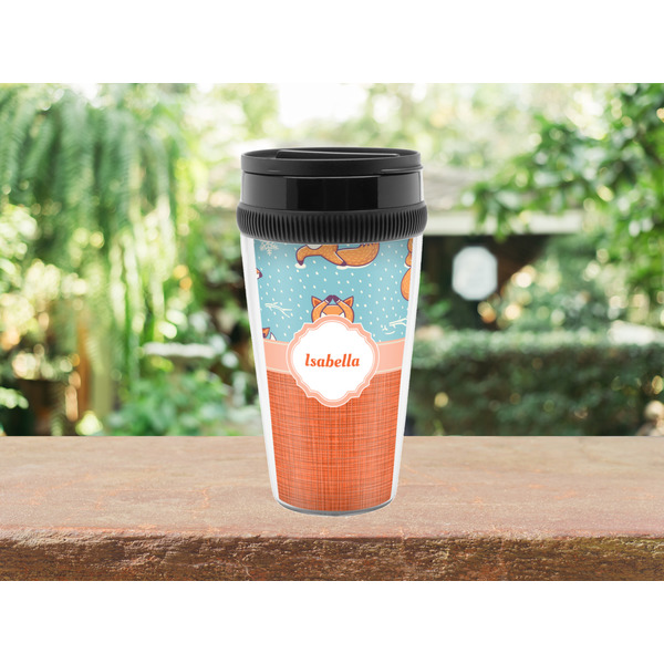 Foxy Yoga Travel Mug Lifestyle (Personalized)