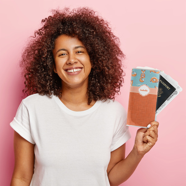 Foxy Yoga Vinyl Document Holder - LIFESTYLE