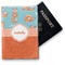 Foxy Yoga Vinyl Passport Holder (Personalized)