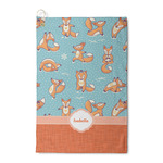 Foxy Yoga Waffle Weave Golf Towel (Personalized)