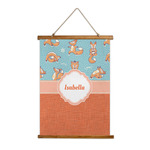 Foxy Yoga Wall Hanging Tapestry - Tall (Personalized)