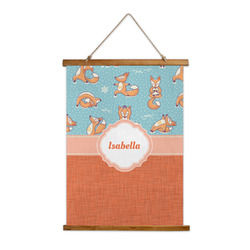 Foxy Yoga Wall Hanging Tapestry (Personalized)