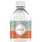 Foxy Yoga Water Bottle Label - Single Front