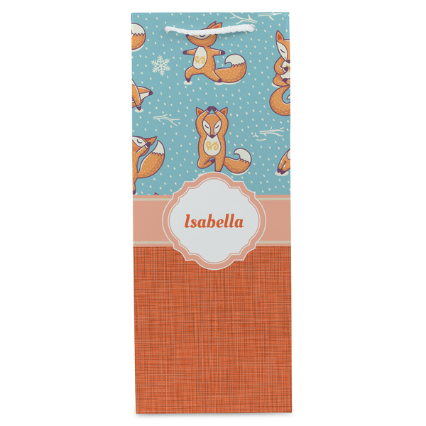 Foxy Yoga Wine Gift Bag - Gloss - Front