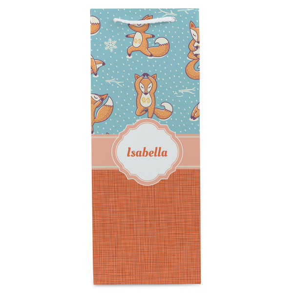 Foxy Yoga Wine Gift Bag - Matte - Front