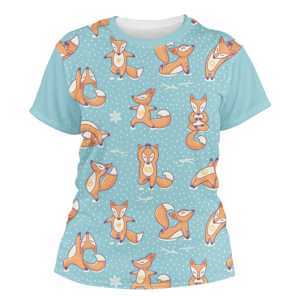 Custom Foxy Yoga Women's Crew T-Shirt - X Small