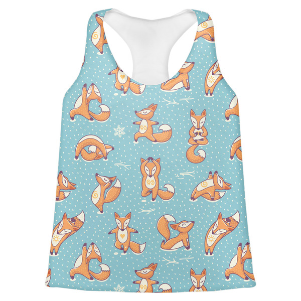 Custom Foxy Yoga Womens Racerback Tank Top - 2X Large