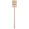 Foxy Yoga Wooden 6.25" Stir Stick - Rectangular - Single Stick