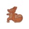 Foxy Yoga Wooden Sticker Medium Color - Main
