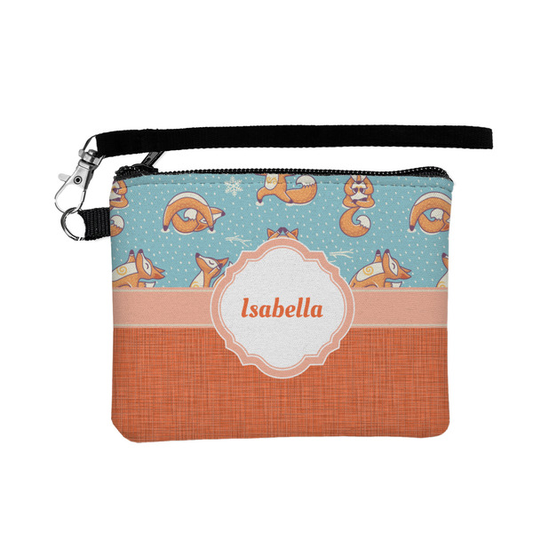 Custom Foxy Yoga Wristlet ID Case w/ Name or Text