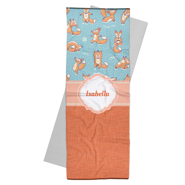 Custom Foxy Yoga Yoga Mat Towel (Personalized)