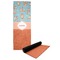 Foxy Yoga Yoga Mat with Black Rubber Back Full Print View