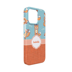 Foxy Yoga iPhone Case - Plastic - iPhone 13 Mini (Personalized)