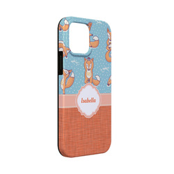 Foxy Yoga iPhone Case - Rubber Lined - iPhone 13 Mini (Personalized)