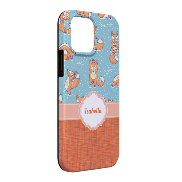 Custom Foxy Yoga iPhone Case - Rubber Lined - iPhone 13 Pro Max (Personalized)